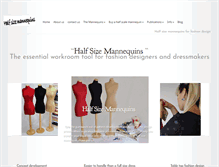 Tablet Screenshot of halfsizemannequin.com